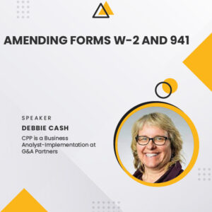 Amending Forms W-2 and 941